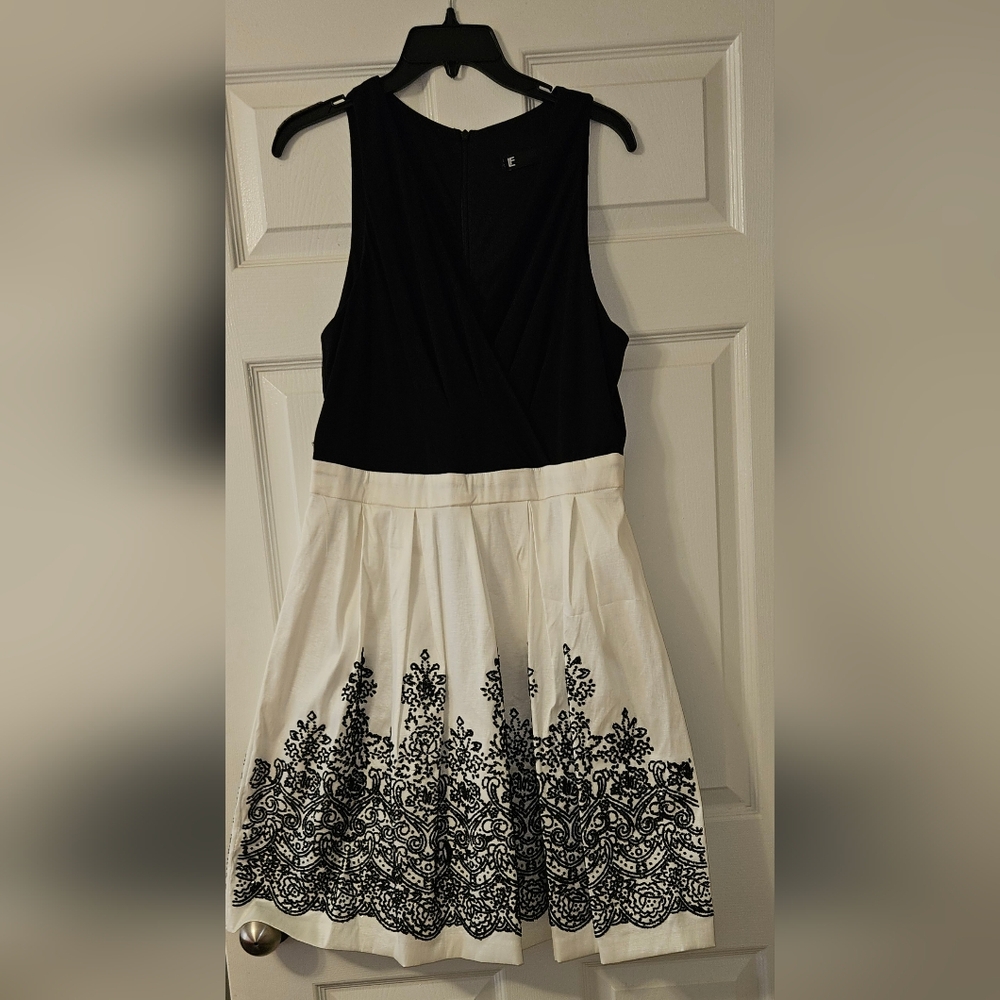 Black And White Dress  Beaded Dress